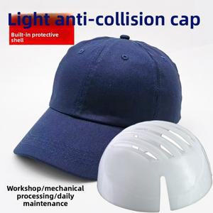 작업복용 안전모, 머리 보호용 탑 범프 캡, 작업 안전 헬멧, ABS 내부 쉘, 야구 모자 스타일 보호