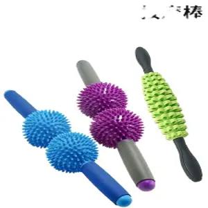 고슴도치 스파이키 롤러 지압 근육이완 트윈 스트레칭 스틱