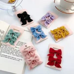 유이 어린이 예쁜 리본 헤어 악세사리 헤어핀 머리핀 머리핀 헤어핀 집게핀