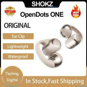 SHOKZ OpenDots ONE 이어 클립 헤드폰 맞춤형 Bluetooth 이어폰 경량 Hifi 무선 게임용 버드 노트북 PC
