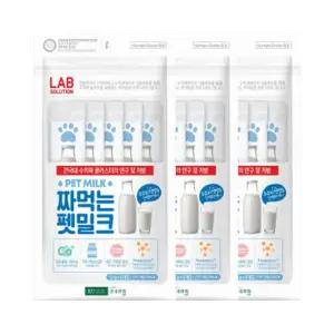 [건국유업] 랩솔루션 짜먹는 펫밀크 15입 (5입 3봉지)