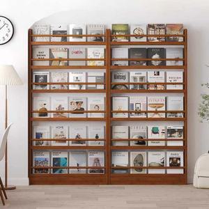 문뒤 선반 비치 틈새책장 월넛 서랍장 책장 서재 슬림 원목