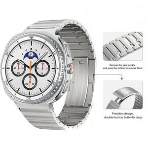 삼성 갤럭시 워치 8 40/44mm 클래식 46mm 퀵 릴리즈 팔찌 갤럭시 워치 울트라 2025 47mm용 티타늄 메탈 스