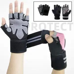 낚시 자전거 스포츠 등산 운동 손목보호 장갑 헬스