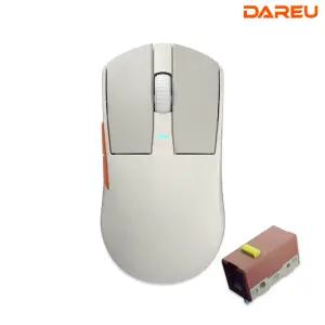 다얼유 A950G 1K 초경량 유 무선 게이밍 마우스 저소음(레트로베이지)