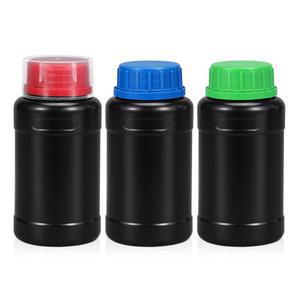 ASEVAT 8.5온스/250ml HDPE 암실 화학 저장 병 사진 플라스틱 용기, 필름 현상 장비, 실험실용 빈 액체 용기 (3개)