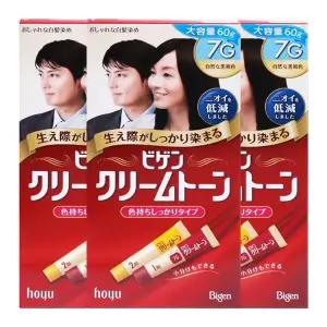 [비겐크림톤] 염색약 7G 자연흑갈색 60g X 3개