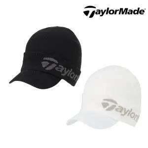 [정품] 25년 테일러메이드 겨울 남성용 골프모자 투어 귀마개 니트 캡모자