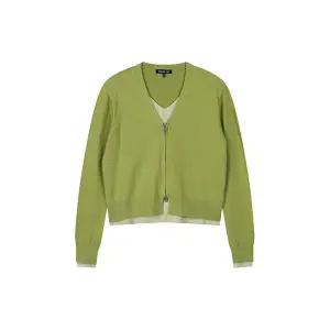 [LAP](센텀시티점)브이넥 지퍼가디건 니트 AR4KHA73