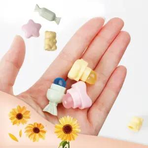 미니 실리콘 립 브러쉬 브러시 핑거팁 립 휴대용 스머지 솔 스머징