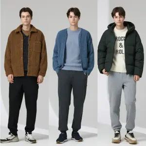 [펠틱스] 남성 장기모 웜맥스 조거팬츠 3종 (F13M-3)