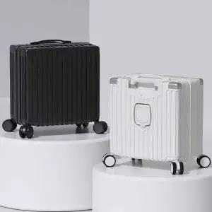 뮤즈큐브 스마트 트래블러 18인치 기내용 캐리어 (저소음바퀴,USB포트,컵홀더)