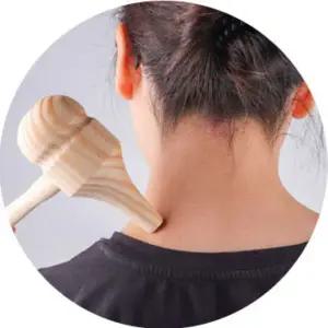 [셀러에이드]허벅지 마사지기 자가 마사지 원목 소재 부모님 전용 안마기