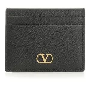 V로고 시그니처 가죽 카드지갑 7W2P0AJ7SNP 0NO