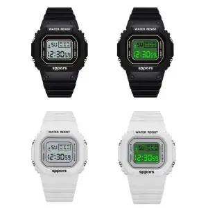 [콩심팥심]디지털 전자 손목 시계 밴드 방수 스타일