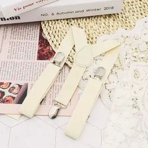 컬러 멜빵 어린이용 아이보리 주니어멜빵 아동멜빵 유