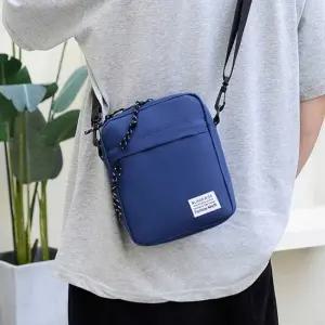 남녀 공용 캐주얼 여행용 커플 지퍼 크로스 백 소형 현장학습보조가방 단체여행가방준비