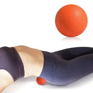 [골드스마일]실리콘 라크로스 마사지볼 오렌지 뭉친근육 지압볼 목마사지볼