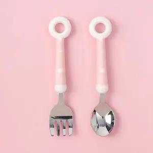 도넛 유아 숟가락 세트 아기 어린이
