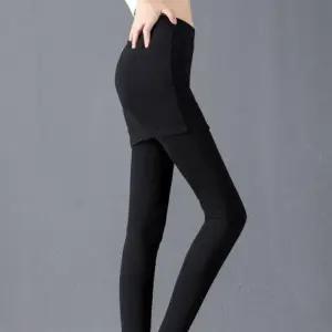 [아우트]키밍 치마레깅스 스판 골지 기모 팬츠