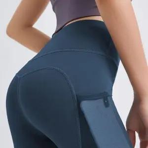 [아우트]하이웨스트 레깅스팬츠 - 주머니 보관가능