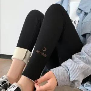 [아우트]융기모레깅스 겨울 고탄력 보온 타이즈