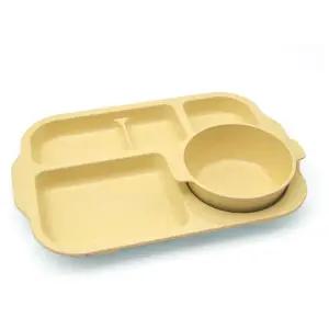 [골드스마일]파스텔 유아 식판 세트 ( 색상-바닐라 )