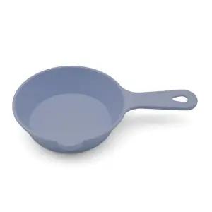[골드스마일]파스텔 유아 손잡이 접시 ( 색상-파스텔 블루 )