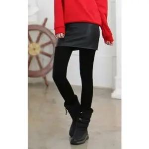 [아우트]여자레깅스 밍크퍼 치마레깅스 기모레깅스