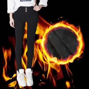 [아우트]방한 털 타이즈 겨울스타킹 밍크 벨벳 바지