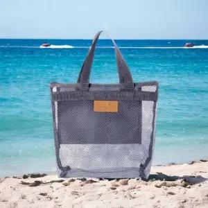 고품질 그레이 물빠짐이 좋은 세면 가방 매쉬파우치 헬스장가방 (WE3C6B9)