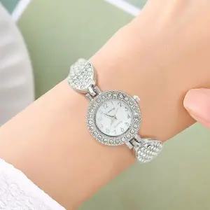 [골드스마일]여성 손목시계 패션 시계 가죽 시크 초시계 손목시계