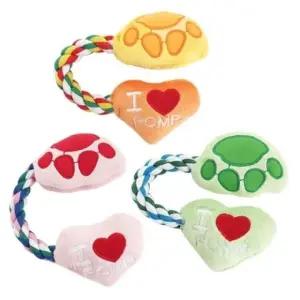 발바닥 하트 실타래 장난감 (W1493E5)