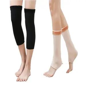 [아우트]무릎 아대 내복 스타킹 종아리슬리브 보온