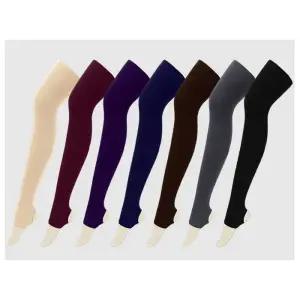 [아우트]고리 기모 레깅스 무발 컬러 타이즈 X3개