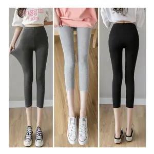 [아우트]레깅스 무지 면스판레깅스 패션 쫄바지