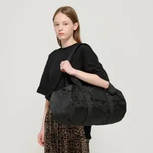 투웨이 라운드 빅 더플백  블랙