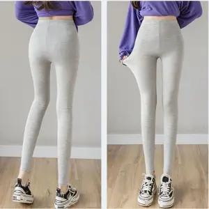 [아우트]여자 면 레깅스 요가바지 얇은 쫄바지 9부