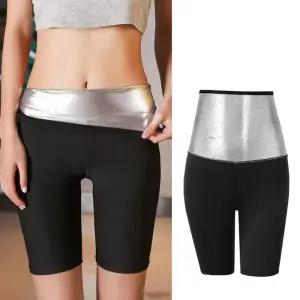 [아우트]하이웨스트 복부 땀복 여자땀복 레깅스 5부