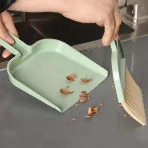 차량내부 주방 학교 책상 서랍 청소 도구 미니멀 사이즈 귀여운 빗자루 세트