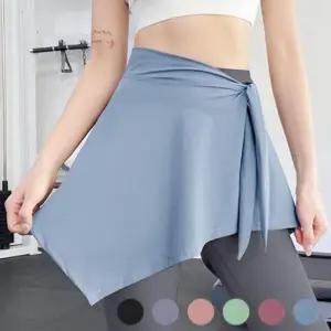 [아우트]여자운동복 요가 필라테스 힙커버 랩치마