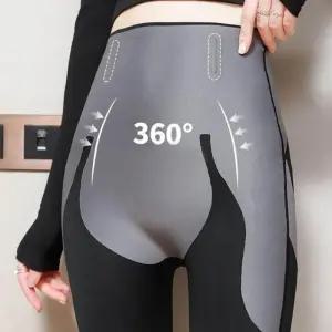 [아우트]레깅스팬츠 보정레깅스 복부 뱃살 압박 9부