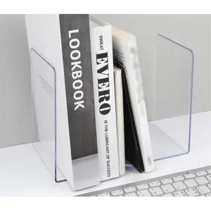 책꽂이 플라스틱 L자 투명 북앤드 10p 칸막이 파티션