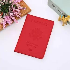 [라일리] Rly PU 여권케이스 트레블 레드 카드 해외여행  42218012)