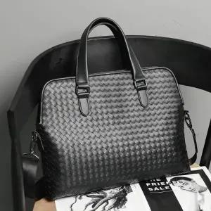 [벨가] 가죽 체크 직장인 토트백 사무 서류가방