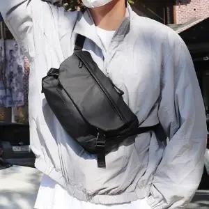 [벨가] 가죽 똑딱이 슬링백 크로스백 레더 메신저백