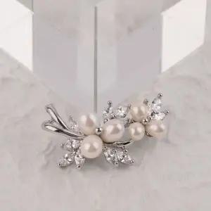 고품질 시후주얼리 작은 꽃나무 진주 브로치 CY039C 크림진주브로치 (WE4341C)