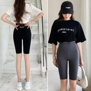 [아우트]좋은 편한 레깅스 신축성 심리스 5부