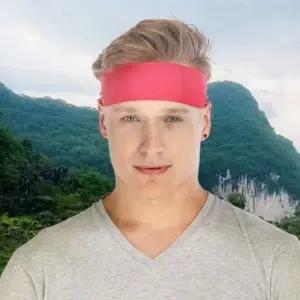 신축성이 좋은 베이직한 디자인 운동복 코디 헤어 스카프 머리카락 흘러내림 방지 스포츠 악세사리