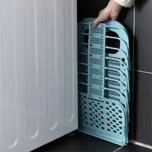 대용량 빨래바구니 접이식 세탁물 보관함 벽걸이 욕실